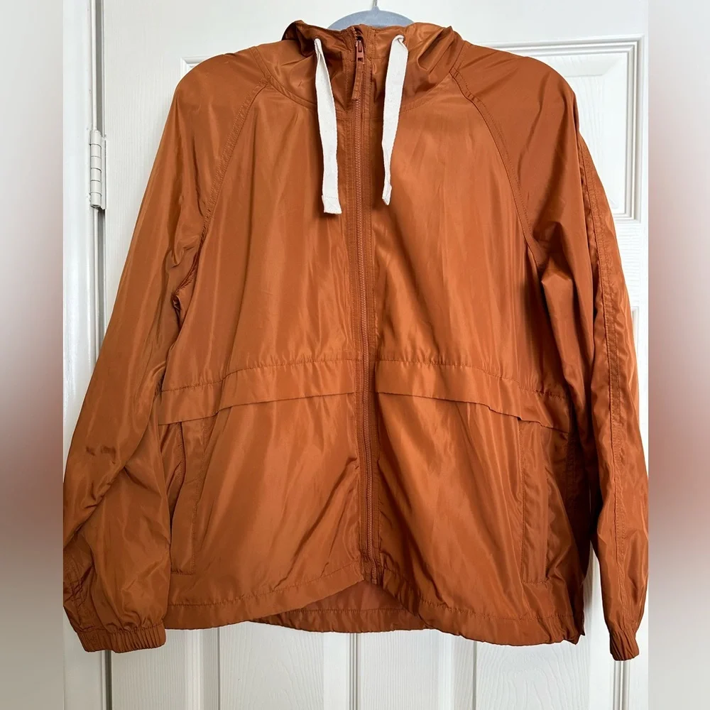 Madewell Raincheck Packable Raincoat size large - Picture 3 of 13